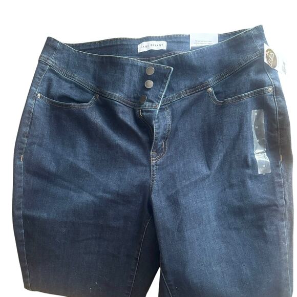 Lane Bryant Jegging Skinny Leg NWT Flex Wide Elastic Waistband 3 Button Size 16 - Picture 5 of 11